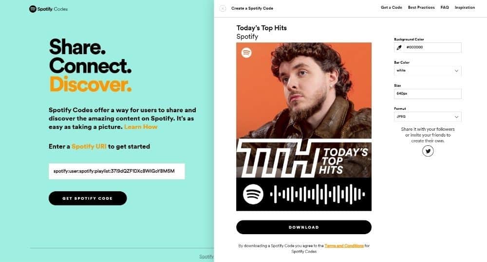 Spotify kód 